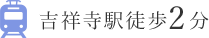 吉祥寺駅徒歩2分